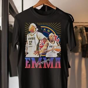 Emma Cannon - Indiana Fever Graphics T-shirt - Unisex Black T-Shirt